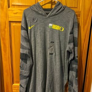 Mens Nike Oregon Ducks Drifit Hoodie NWT size XL